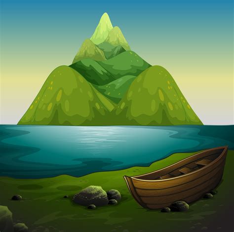 Lake 414057 Vector Art at Vecteezy