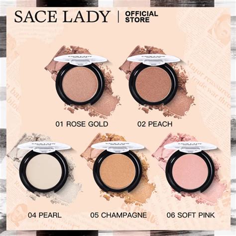 Mega SACE Highlighter Eyeshadow Powder Waterproof Long Lasting Highly