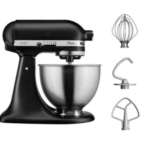 Robot Pâtissier Classic Noir 5K45SS KITCHENAID à Prix Carrefour