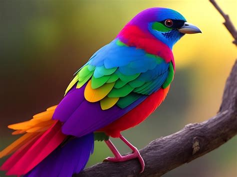 Premium Photo | Colorful birds in the rainforest ai generated