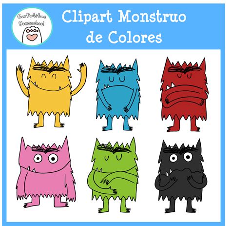 Tarjetas De Emociones Del Monstruo De Colores Mundo De Rukkia