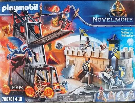 Playmobil L Attaque De La Tour Novelmore Chevaliers Ch Teau