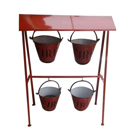 Mild Steel Fire Bucket Stand At Rs 3500 Piece Fire Sand Bucket Stand