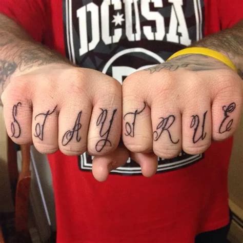 120 Best Knuckle Tattoo Designs And Meanings Self Expression 2019