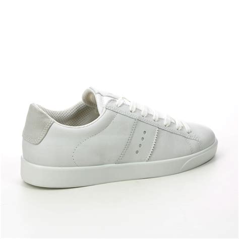 Ecco Street Lite W White Leather Trainers