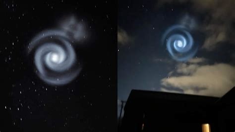 Qu Es El Extra O Espiral Azul Captado En El Cielo De Nueva Zelanda