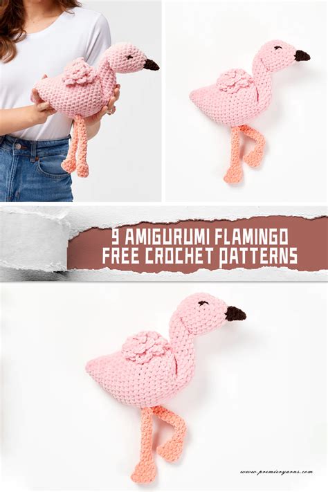 9 Amigurumi Flamingo Crochet Patterns Free