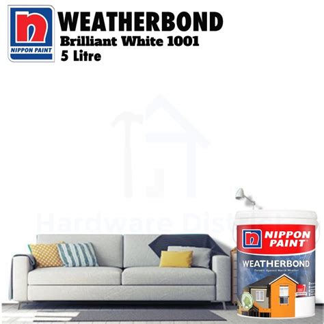 Nippon Paint L Weatherbond Brilliant White Exterior Paint Cat