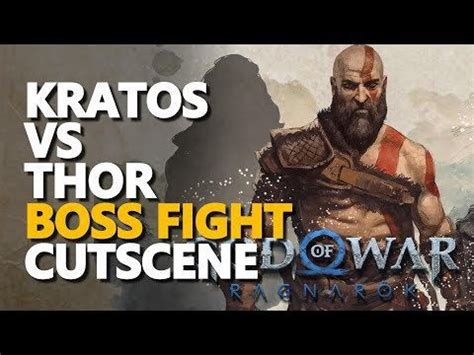 Kratos vs Thor Boss Fight Cutscene God Of War Ragnarok : r/ZafrostVideoGameGuide