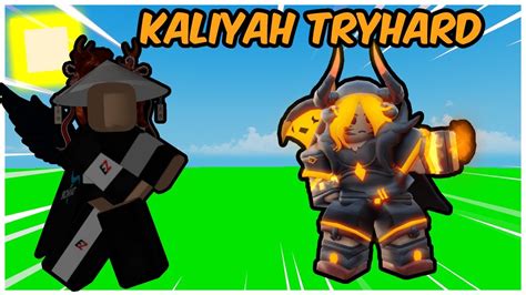 Tryharding As Kaliyah Kit Roblox Bedwars W YouTube