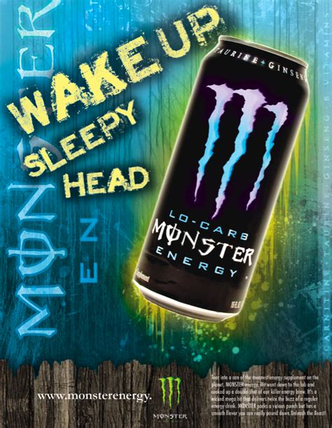 Wake Up Sleepy Head with Monster Energy Drink