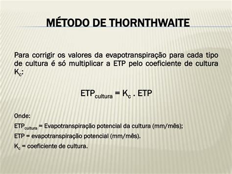 Ppt Estimativa Da Evapotranspira O Powerpoint Presentation Free