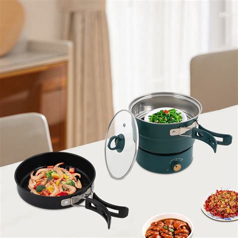500W Multifunctional Portable Electric Hot Pot Mini Hot Pot Multi