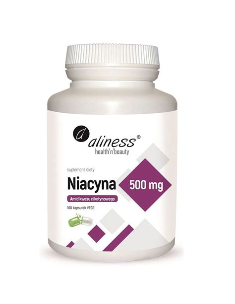 Vitamin B3 Niacin Nicotinamide 500 Mg 100 Capsules