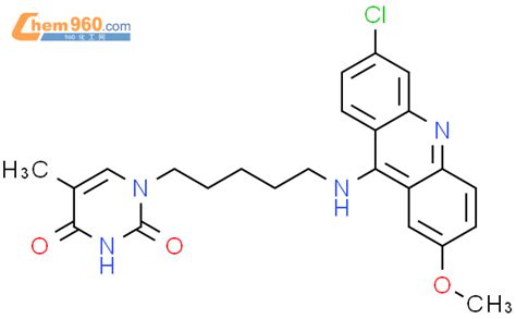 84889 92 9 1 5 6 Chloro 2 Methoxyacridin 9 Yl Amino Pentyl 5