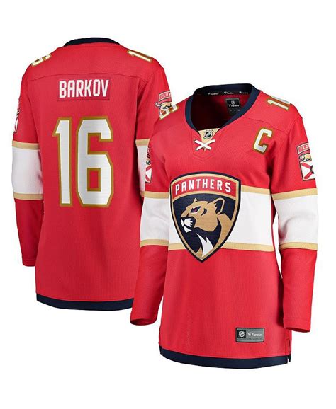 Fanatics Womens Aleksander Barkov Red Florida Panthers Home Captain