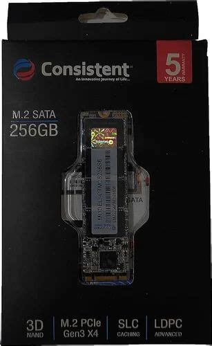 Consistent M 2 SATA 256GB SSD At Rs 1400 Piece In New Delhi ID