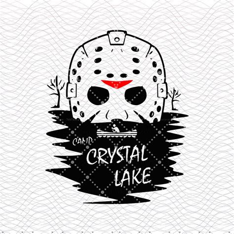 Camp Crystal Lake Jason Voorhees Horror Halloween Retro Etsy