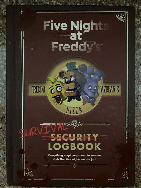 Five Nights At Freddy S Survival Logbook By Scott Cawthon Hobbies