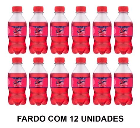 Refrigerante Cini Framboesa Pack 12 Un De 200 Ml Gasosa Cini MercadoLivre