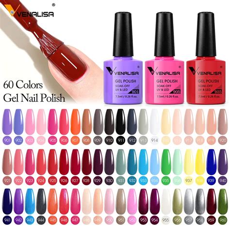 12pcs 7 5ml VENALISA Nail Gel Polish Full Coverage Varnish Original