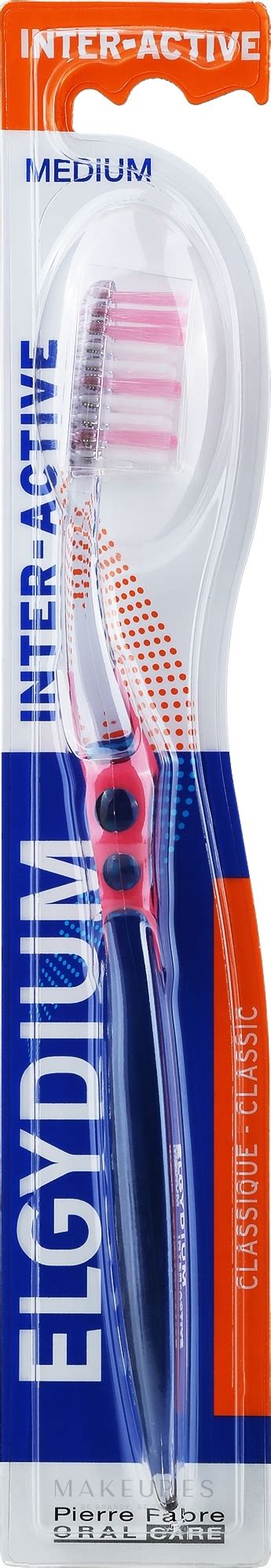 Elgydium Inter Active Medium Toothbrush Cepillo Dental De Dureza