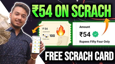 Free Scratch Card New Earning App Today Earning App Today