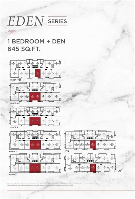 Grande Mirage Floorplans