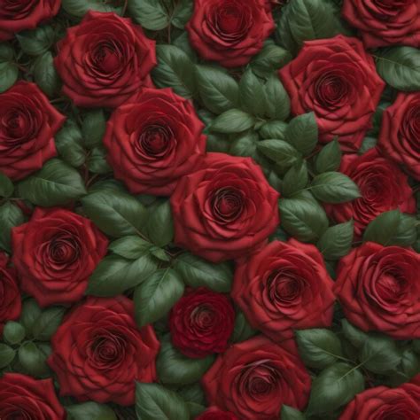 Un Ramo De Rosas Rojas Con Hojas Verdes Y Hojas Verdes Foto Premium