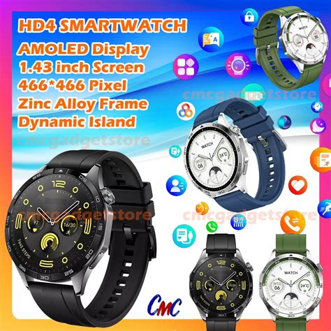 Jual Hd Smartwatch Amoled Inch Display Smart Watch Pria Wanita