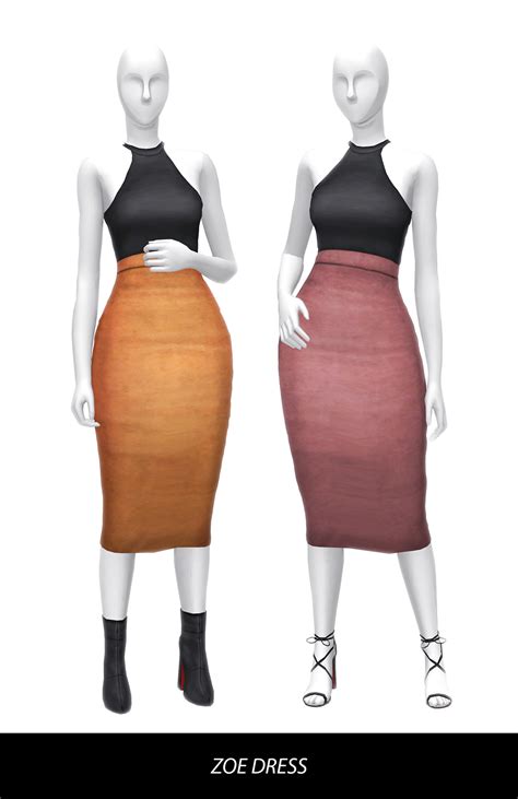 frostsims4: ZOE DRESS 8 swatches; custom... - Dopecherryblossomheart