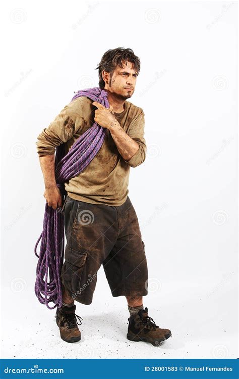 Survival Man Stock Image Image Of Confident Caucasian 28001583