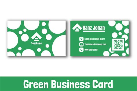 Green Design Business Card Graphic by sidomikro · Creative Fabrica