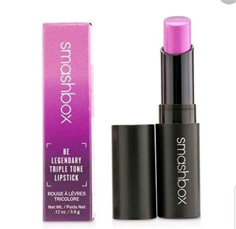 Smb Smashbox Be Legendary Triple Tone Lipstick Berry Ombre New In