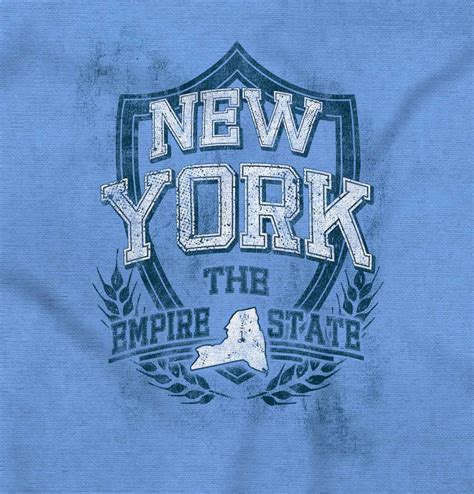 New York State Motto Souvenir Tourist NY Gift Adult Long Sleeve Crew ...