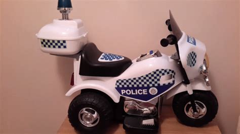 Ride on battery powered police trike | in Crewe, Cheshire | Gumtree