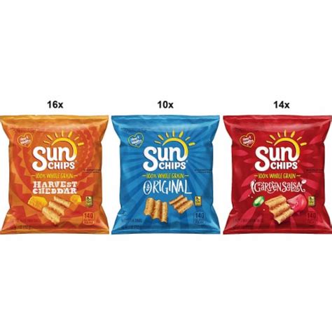 SunChips Multigrain Chips Variety Pack, 40 Count Pack, 1 Box - Fry’s ...