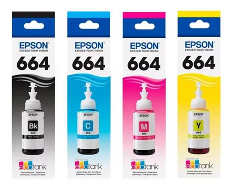 Pack De Tintas Epson T Negro Colores Originales Cuotas Sin Inter S