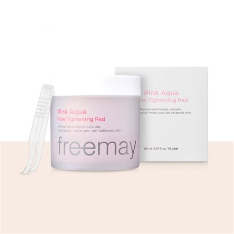 FREEMAY Pink Aqua Pore Tightening Pad 70ea Best Price And Fast