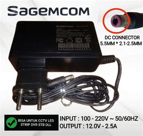 ADAPTOR 12V 2.5A ADAPTOR 12 VOLT 2.5 AMPERE ADAPTOR UNTUK CCTV LED ...