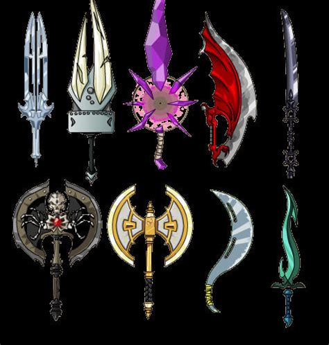 My Dragonfable Weapons by Dreamboy151 on DeviantArt