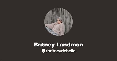 Britney Landman Facebook Tiktok Linktree