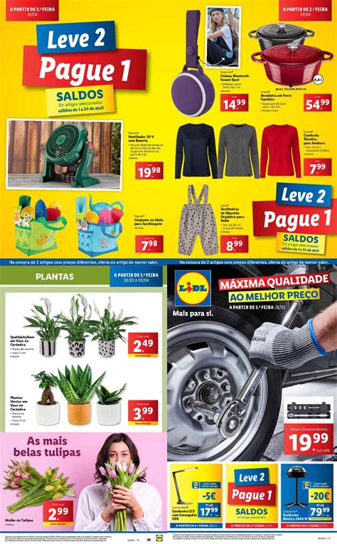 LIDL Destaques Antevisão Bazar SALDOS Promoções 1 abril a 3 abril O