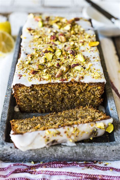 Pistachio Cardamom Lemon Drizzle Cake So Vegan Artofit