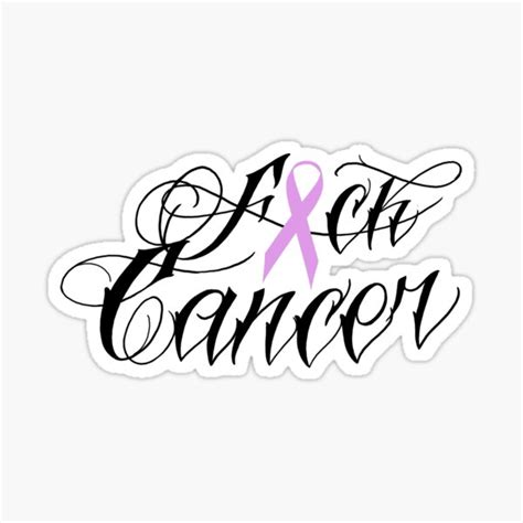 Cancer Sticker For Sale By Chowderone Redbubble