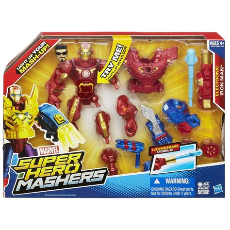 Marvel Super Hero Mashers Electronic Iron Man Figure | eBay