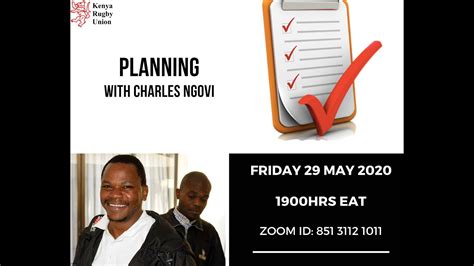 Planning A Webinar With Charles Ngovi Youtube