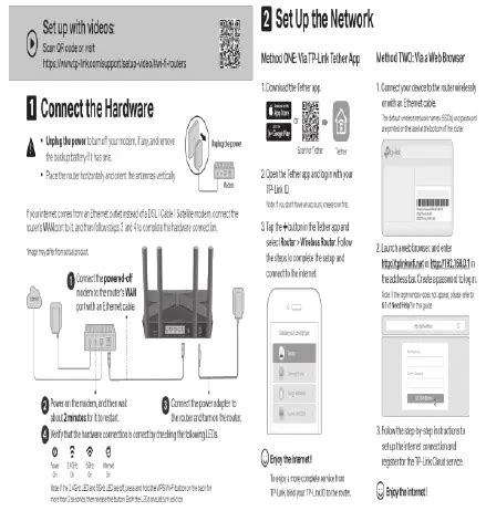 Tp Link Ax Ax Dual Band Wifi Router User Manual