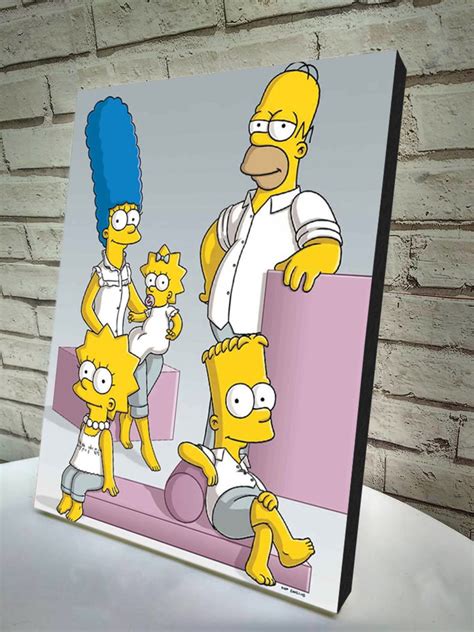 Quadro Os Simpsons Loja In The Box Elo Produtos Especiais