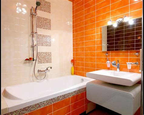 Картинки по запросу оранжевая ванная комната фото | Bathtub, Alcove ...